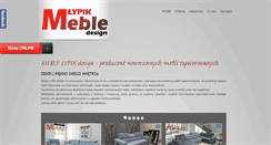 Desktop Screenshot of meble-lypik.pl
