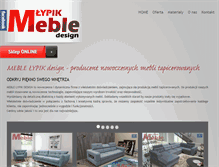 Tablet Screenshot of meble-lypik.pl